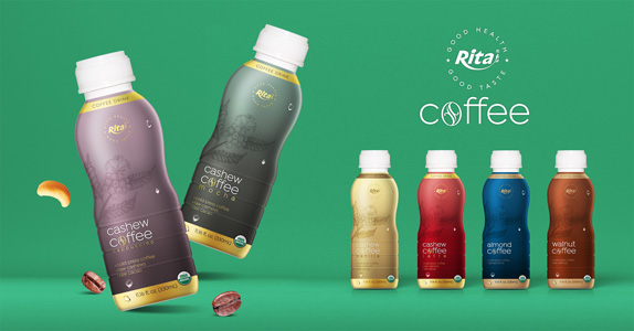 wholesale beverage almond Coffee 330ml in PP Bottle